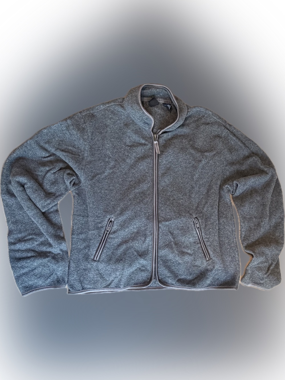 GAP Women's Charcoal Gray Full-Zip Jacket